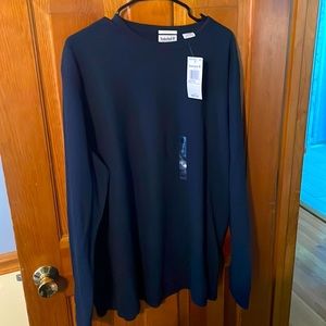 Navy Blue Brand New Timberland Woven Shirt. XXL